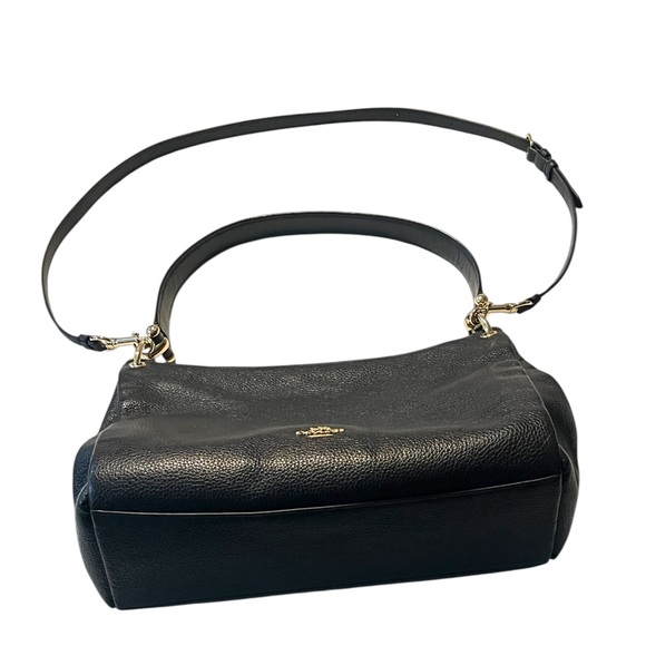 Coach Black Pebble Leather MIA Shoulder Bag - Picture 7 of 15